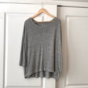 ANA 3/4 sleeve gray top